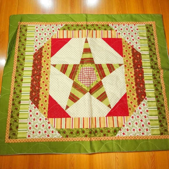 Better Homes & Garden Christmas Bed In A Bag Queen Full Quilt Shams Star Holiday - Picture 10 of 11